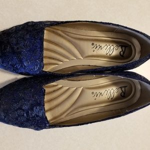 Navy Dress Flats